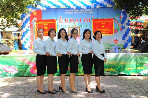 Giáo viên khối lớp 1 năm học 2018-2019
